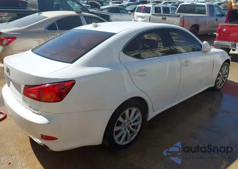 2007 Lexus Is 250 from USA, damaged, VIN JTHBK262172047591
